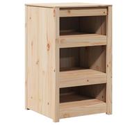vidaXL Armario de Cocina Exterior 55X55X92 cm Unidad de Almacenamiento de Madera Maciza de Pino Minimalista Estante Ajustable para Uso Interior Y Organización del Hogar Mueble Organizador Compacto