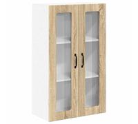 vidaXL Armario de Cocina Mural Roble Sonoma 60 x 31 x 100 cm, Gabinete de Cocina Moderno, Almacenamiento de Pared Rectangular, organización Durable, solución eficiente para el hogar, manija Negra