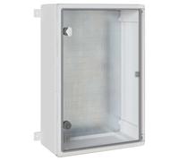 vidaXL Gabinete de Control IP65 Impermeable Gris 40X20X60 cm de Alta Resistencia con Cerradura Plástico para Cuarto de Utilidades Garaje Almacenamiento Industrial Duradero Gabinetes de Herramientas