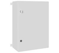 vidaXL Armario de Control Gris 57 x 24,5 x 70 cm Plástico ABS, Gabinete Moderno, solución Duradera para Herramientas, Organizador Elegante para Espacios Interiores y Exteriores