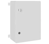 vidaXL Armario de control IP65 resistente al agua, gris, 35 x 19,5 x 50 cm, plástico ABS