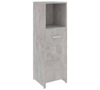 vidaXL Armario de Cuarto de Baño Almacenamiento Almacenaje Mueble Estante para Lavadero Ordenado Robusto Estable Contrachapada Gris Hormigón 95 cm