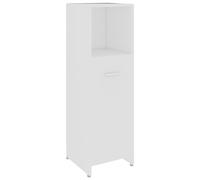 vidaXL Armario de Cuarto de Baño Almacenamiento Almacenaje Mueble Estante para Lavadero Ordenado Robusto Estable Madera Contrachapada Blanco 95 cm