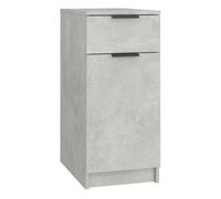 Vidaxl armario de escritorio madera contrachapada gris 33,5x50x75 cm