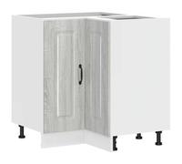 vidaXL Mueble de Cocina Esquina Kalmar Gris Sonoma Madera ingeniería, gabinete de Base de Esquina, Unidad de Base de Esquina de Cocina, gabinete Inferior de Esquina