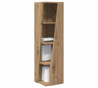 vidaXL Armario de Esquina Roble Artesanal 27,5x27x102cm