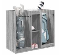 vidaXL Armario de Golf Liso Gris Sonoma 102 x 45 x 85,5 cm, Amplio Mueble para Golf, Moderno, estantería Rectangular, Organizador de Garaje, diseño Estiloso, Ideal para Interiores