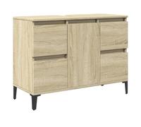 vidaXL Armario bajo lavabo Madera contrachapada 80x33x60 cm Roble Sonoma