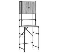 vidaXL Armario de Lavadora, Estantería de Almacenaje, Armario sobre Lavadora Inodoro, Estante para Lavadora Cuarto de Baño Colada, Gris Sonoma