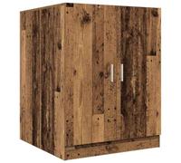 vidaXL Armario de Lavadora Madera Envejecida 70,5x71,5x91,5 cm