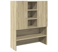 vidaXL Armario para lavadora Roble Sonoma 70,5x24x90 cm con estante para lavandería y baño