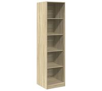 vidaXL Armario de madera contrachapada Roble 50x50x200 cm Almacenaje