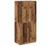 vidaXL Armario de Madera de ingeniería Madera Envejecida 90x52x200 cm