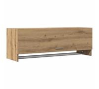 vidaXL Armario de Madera de ingeniería Roble Artesanal 100x32,5x35 cm, Armario, Armario ropero, Armario Estrecho, Organizador de armarios