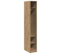 vidaXL Armario de Madera de ingeniería Roble Artesanal 30x50x200 cm, Armario de almacenaje, Armario de Dormitorio, Almacenamiento Armario