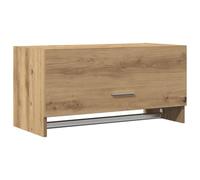 vidaXL Armario de madera Roble artesanal – Madera de ingeniería 70x32,5x35 cm