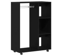 vidaXL Armario de Madera de Roble Negro 80x40x110 cm
