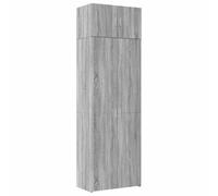 vidaXL Armario de Madera ingeniería Gris Sonoma 70x42,5x225 cm