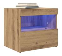 vidaXL Juego de Mesitas de Noche de Roble Tradicional de 2 con Amplio Almacenamiento y Diseño Resistente para Muebles de Dormitorio Mesita de Noche Madera Hogar con Dos Cajones de Madera