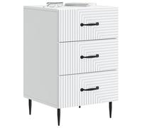 vidaXL Armario de Noche 43 x 41 x 66,5 cm Madera de Ingeniería, Mesa de Noche compacta, Rectangular, Estilo Vintage, con Mucho Espacio, Ideal para Habitaciones pequeñas