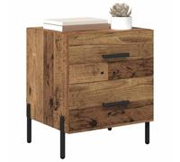 vidaXL Armario de Noche con cajón Madera Vieja 40 x 35 x 47,5 cm, Mesita compacta, Mesa de Almacenamiento Funcional, gabinete rústico, Moderna con cajones, diseño Simple
