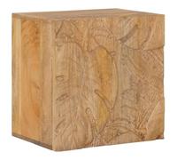 vidaXL Armario de Noche Hecho a Mano Madera Teak Marrón 40x30x40 cm