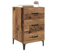 vidaXL Armario de Noche Madera Vieja 40 x 40.5 x 66 cm, Almacenamiento Compacto para Dormitorio, mesita rústica, Mesa Funcional, Unidad Resistente, Decorativa y Moderna