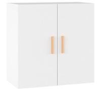 vidaXL Armario de Pared Aparador Dormitorio Mueble Entrada Estante Cajón Almacenaje Flotante Salón Doméstico Madera Contrachapada Blanco