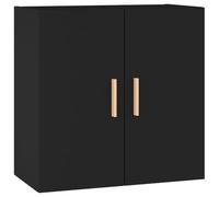vidaXL Armario de Pared Aparador Mueble Dormitorio Entrada Estante Cajón Almacenaje Flotante Doméstico Madera Contrachapada Negro