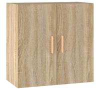 vidaXL Armario de Pared Aparador Mueble Dormitorio Entrada Estante Cajón Almacenaje Flotante Salón Doméstico Madera Contrachapada Roble Sonoma