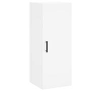 vidaXL Armario de Pared Blanco 34,5x34x90 cm, Armario, Armario Colgante, Armario Auxiliar, Armario de almacenaje, Armario Colgante de Pared