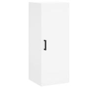 vidaXL Armario de Pared Blanco 34,5x34x90 cm, Armario, Armario Colgante, Armario Auxiliar, Armario de almacenaje, Armario Colgante de Pared