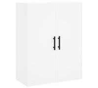 vidaXL Armario de Pared Blanco 69,5x34x90 cm, Armario, Armario Colgante, Armario Auxiliar, Armario de almacenaje, Armario Colgante de Pared