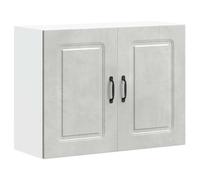 vidaXL Armario de Pared Cocina Kalmar Madera ingeniería Gris hormigón, Unidad de Pared de Cocina, gabinete para Pared de Cocina, gabinetes de Pared con Puertas