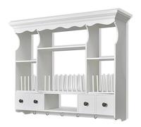 vidaXL Armario de Pared Cocina Madera Blanco Estantería Estante Almacenaje