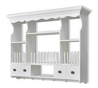 vidaXL Armario de Pared Cocina Madera Blanco Estantería Estante Almacenaje