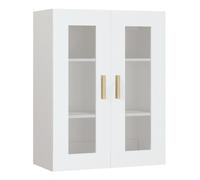 Vidaxl armario de pared colgante blanco 69,5x34x90 cm