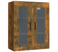 vidaXL Armario de Pared Colgante Mueble Auxiliar Aparador Almacenamiento Estante Cocina Flotante Salón Sala de Estar Decoración Color Roble