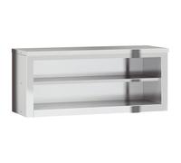 vidaXL Armario de Pared de Cocina con Estante Acero Inoxidable