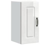 vidaXL Armario de Pared de Cocina Kalmar Blanca de Alto Brillo, Unidad de Pared de Cocina, gabinete para Pared de Cocina, gabinetes de Pared con Puerta