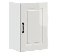 vidaXL Armario de Pared de Cocina Kalmar Blanca de Alto Brillo, Unidad de Pared de Cocina, gabinete para Pared de Cocina, gabinetes de Pared con Puertas