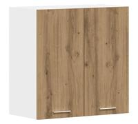 vidaXL Armario de Pared de Cocina Madera de ingeniería Roble Artisan, Unidad de Pared de Cocina, gabinete para Pared de Cocina, gabinetes de Pared con Puertas