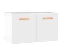 vidaXL Armario de Pared Estante Flotante Almacenaje Salón Sala de Estar Hogar Muebles Decoración Madera Contrachapada Blanco 60x36,5x35 cm