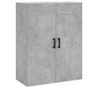 vidaXL Armario de Pared Gris hormigón 69,5x34x90 cm, Armario, Armario Colgante, Armario Auxiliar, Armario de almacenaje, Armario Colgante de Pared