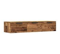 Armario de Pared Madera vieja vidaXL 102x30x20 cm, Armario Colgante, Estante Flotante, Mueble de Pared