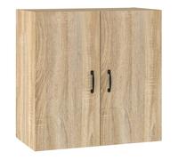 vidaXL Armario de Pared Aparador Mueble Dormitorio Entrada Estante Cajón Almacenaje Flotante Salón Doméstico Madera Contrachapada Roble Sonoma