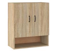 Vidaxl armario de pared madera contrachapada roble sonoma 60x31x70 cm