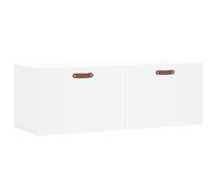 vidaXL Armario de Pared Madera de ingeniería Blanco 100x36,5x35 cm