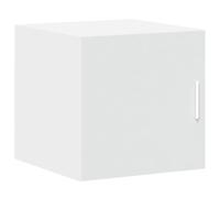 vidaXL Armario de Pared Madera de ingeniería Blanco 40x42,5x40 cm, Armario de Almacenamiento, Armario de Pared Colgante, Armario de Almacenamiento Flotante