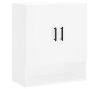 vidaXL Armario de Pared Madera de ingeniería Blanco 60x31x70 cm